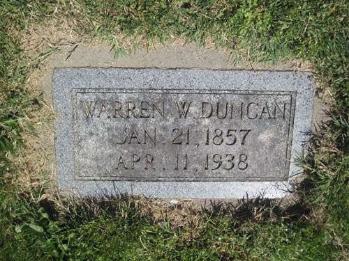 Warren Duncan cemetery image 2